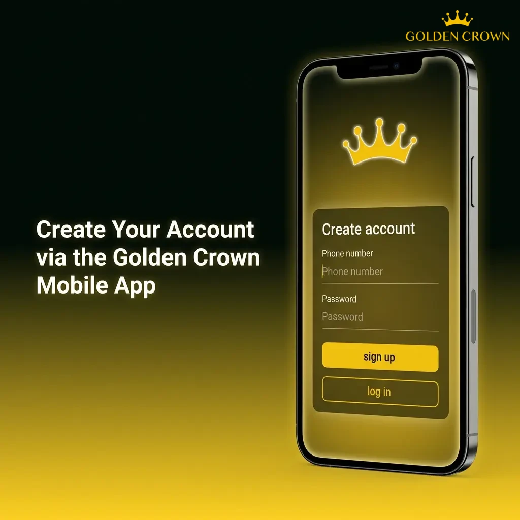 Create Your Account via the Golden Crown Mobile App