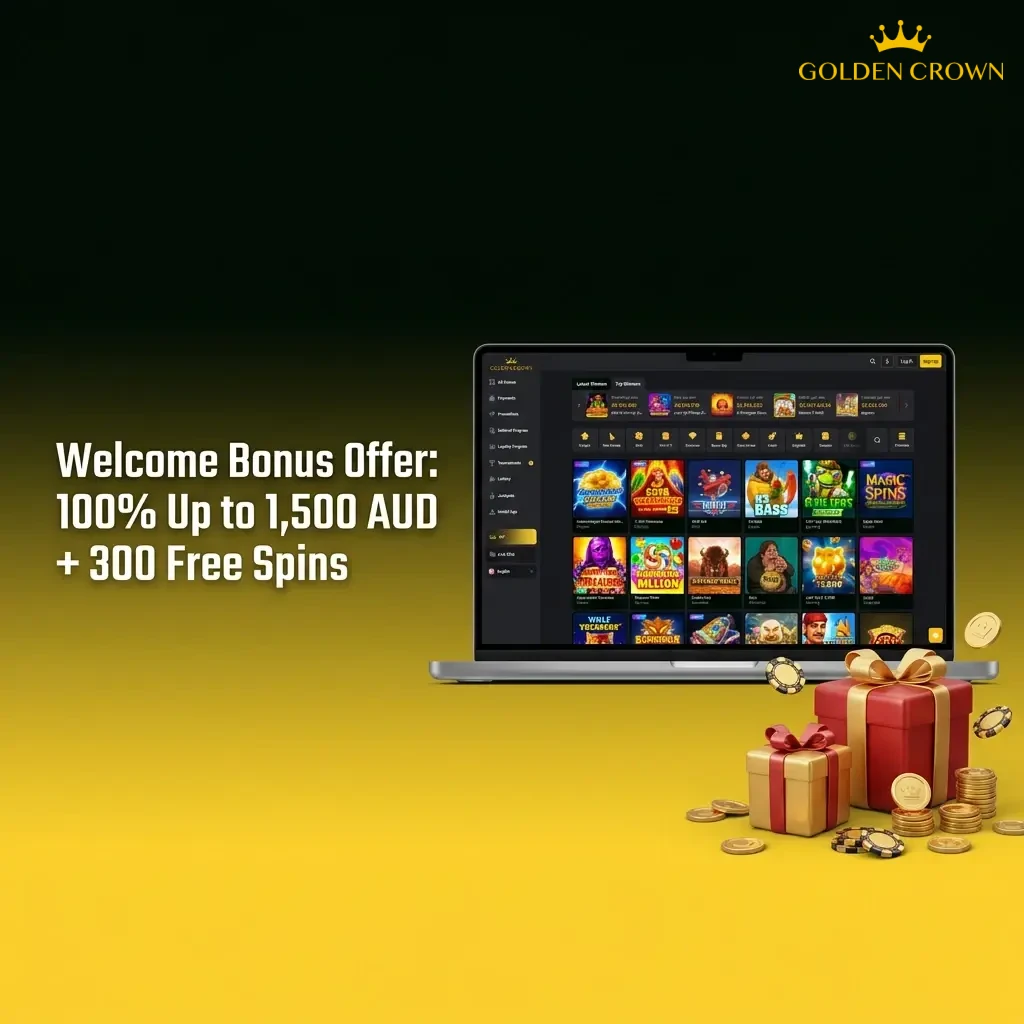 Welcome Bonus Offer: 100% Up to 1,500 AUD + 300 Free Spins