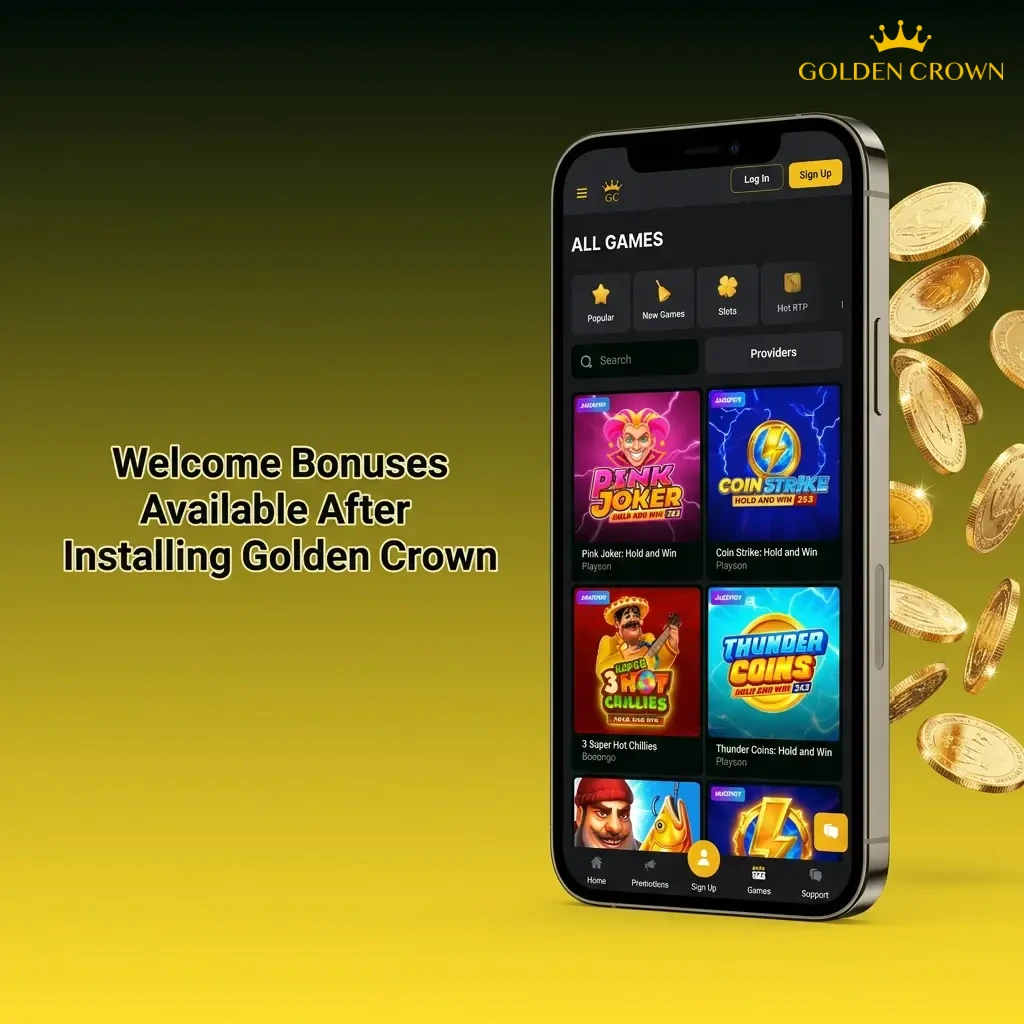 Welcome Bonuses Available After Installing Golden Crown
