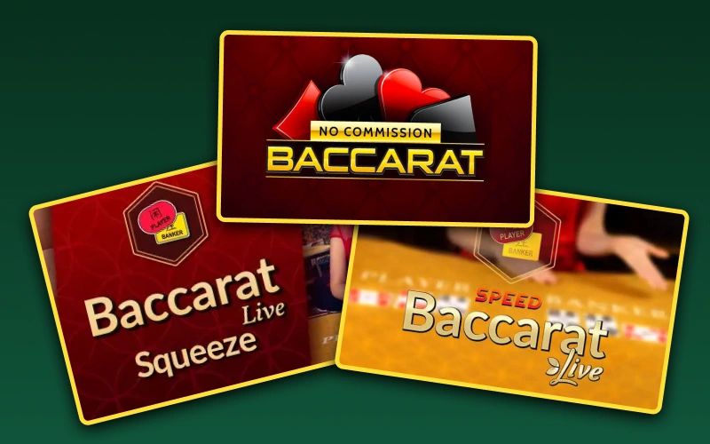 Experience incredible excitement and win generous rewards playing classic Baccarat at Golden Crown.