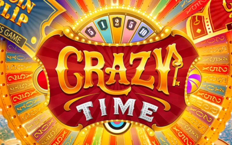 Take part in the exciting interactive game show Crazy Time at Golden Crown.