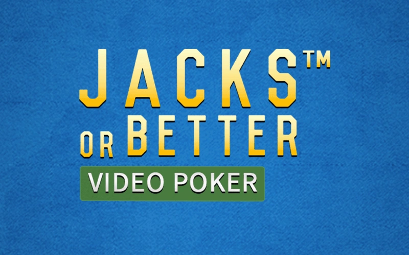 Aim to assemble strong winning hands in the exciting game of Jacks or Better at Golden Crown.