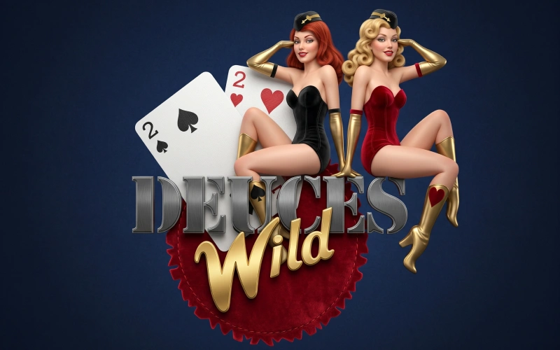 Assemble top-tier winning combinations by playing Deuces Wild video poker at Golden Crown today.